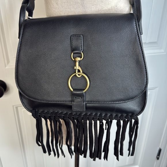 Lucky Brand Women's Kate Leather Shoulder bag Black - Picture 5 of 12